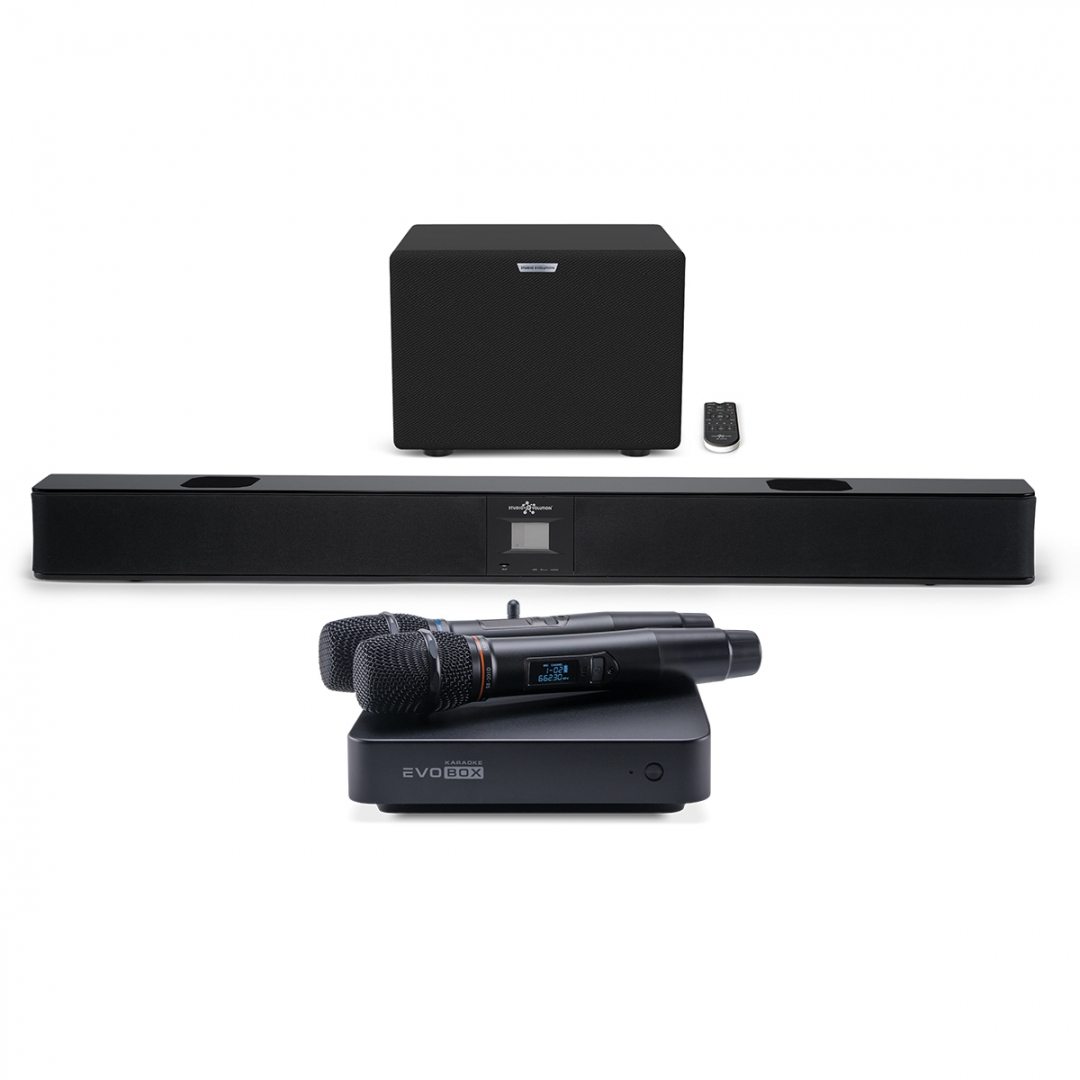 караоке-комплект EVOBOX Plus + EvoSound Bar (саундбар с караоке) в Юрюзани