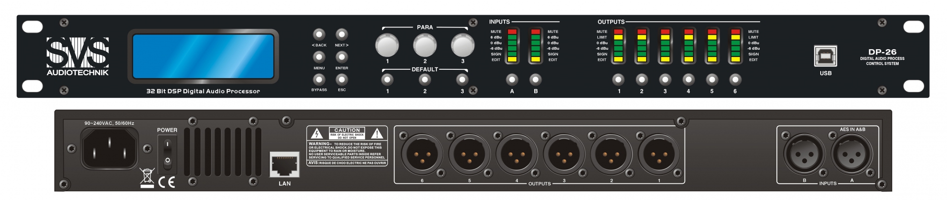 SVS Audiotechnik DP-26 Цифровой процессор: 2 входа 6 выходов в Юрюзани