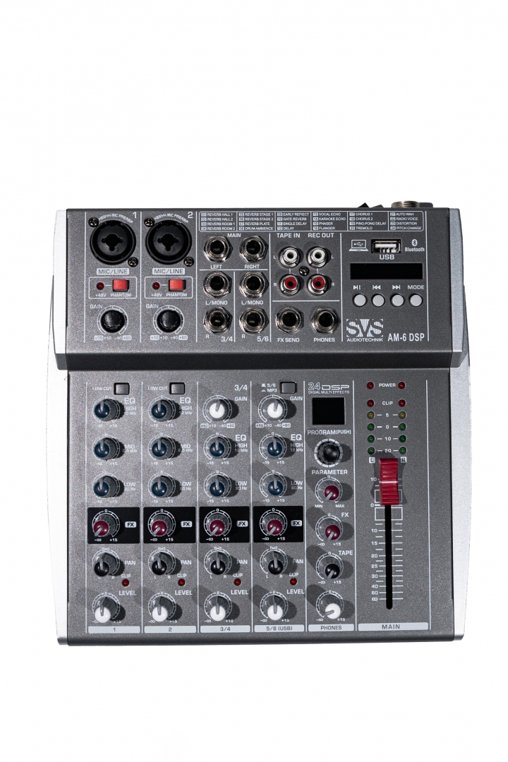 SVS Audiotechnik mixers AM-6 DSP Микшерный пульт аналоговый, 6-канальный SVS Audiotechnik mixers в Юрюзани
