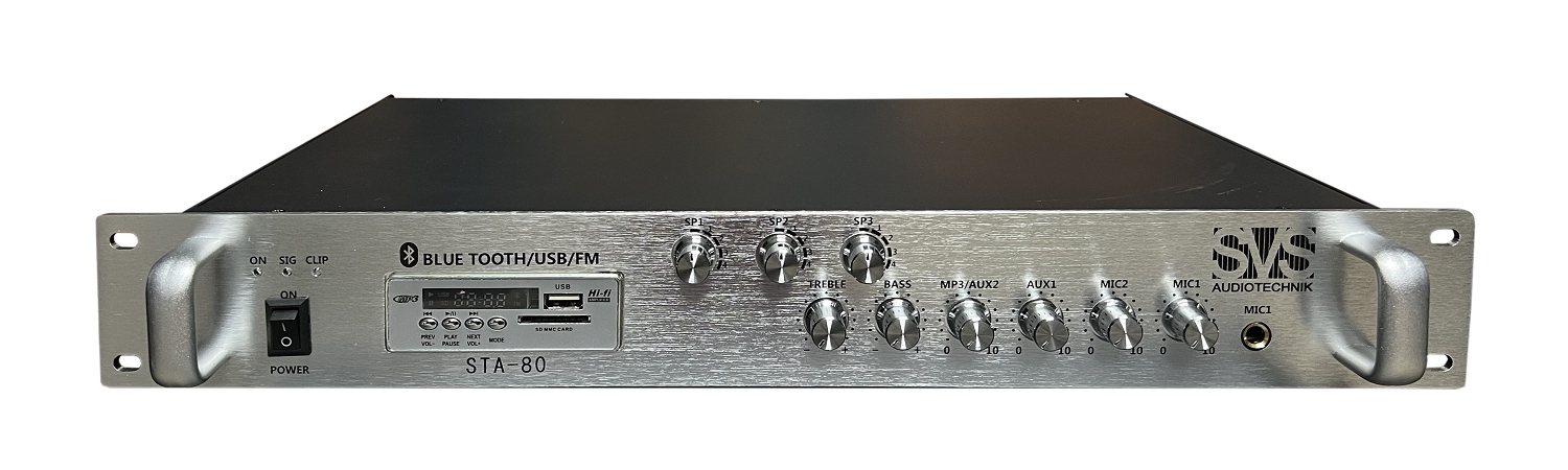 SVS Audiotechnik STA-80 Микшер-усилитель для систем Public Address в Юрюзани