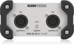 Klark Teknik DI 22P пассивный стерео директ-бокс в Юрюзани